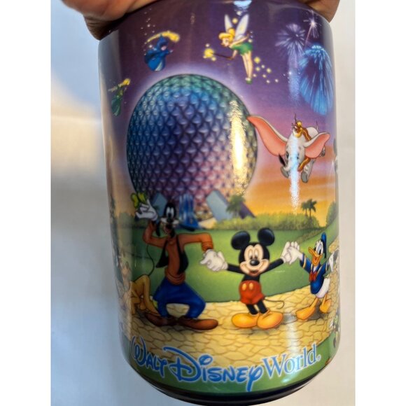 Walt Disney Park Epcot Center Characters Animation Blue Mug - Picture 14 of 14